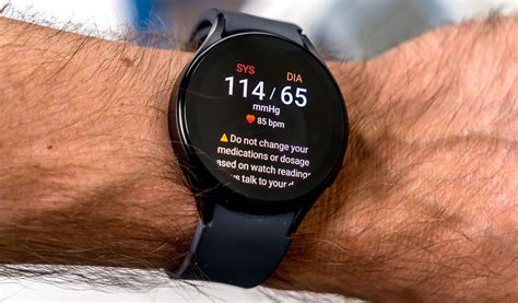 Samsung watch check blood pressure